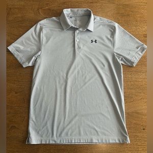 EUC Men’s Medium Under Armour Short sleeve golf polo shirt